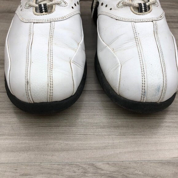 Footjoy Golf Shoes Mens 10M Superlites White Lace Up Soft Spike Cleats main image 7